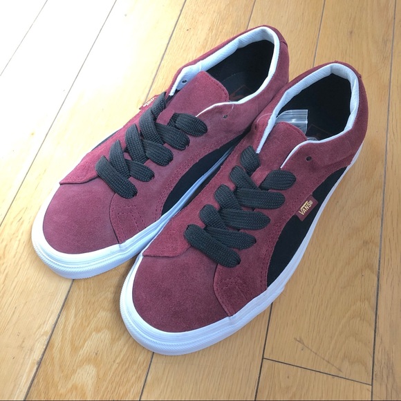 vans shoes lampin burgundy suede wide 90s lace poshmark vans lampin burgundy suede wide 90s lace